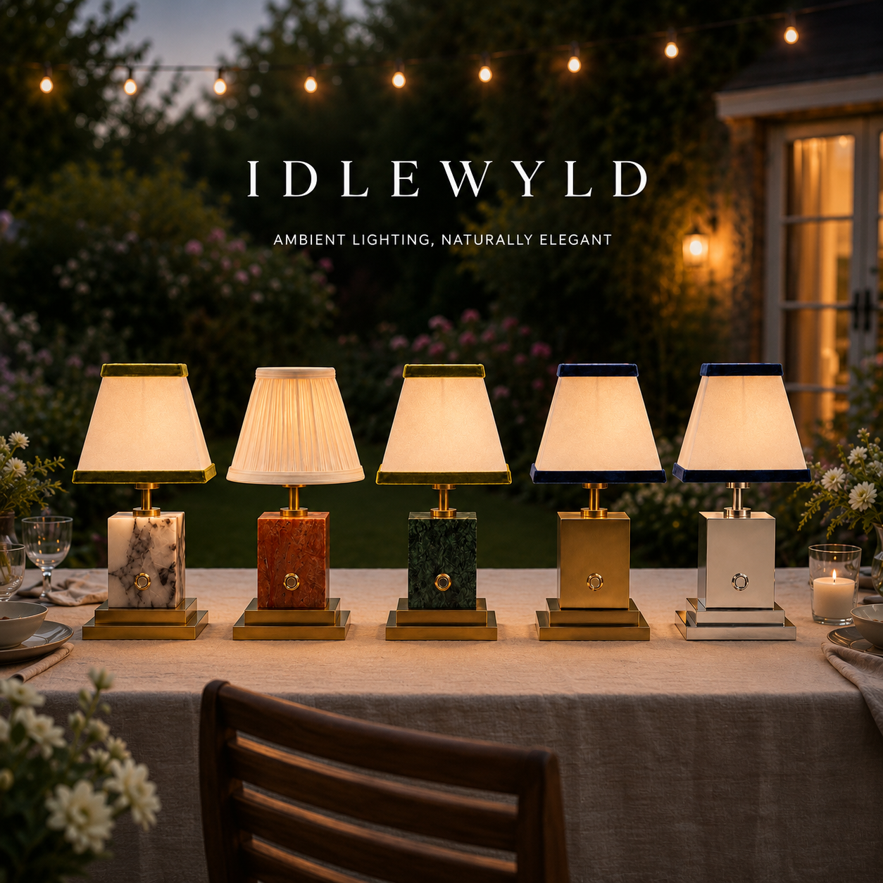 Rechargeable lamp collection