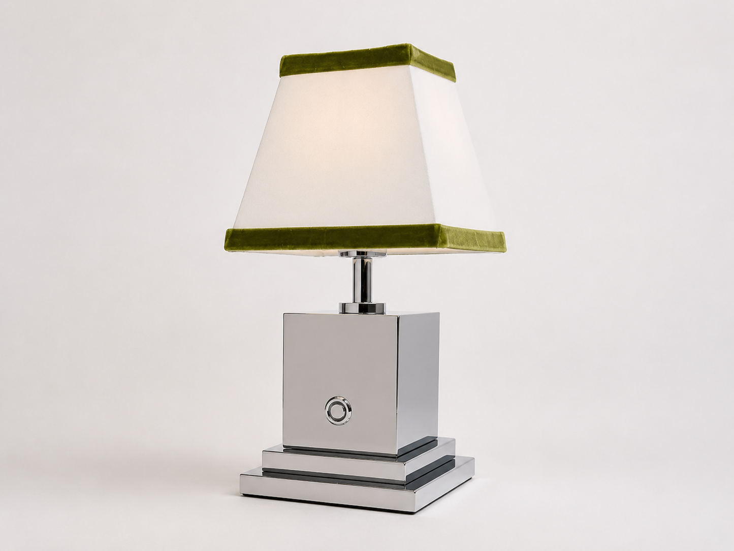 Chrome Rechargeable Table Lamp - Choice of Shade