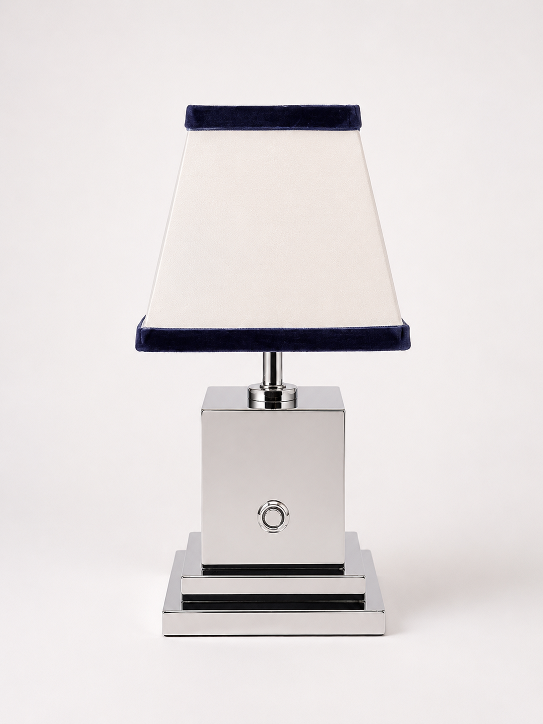 Chrome Rechargeable Table Lamp - Choice of Shade