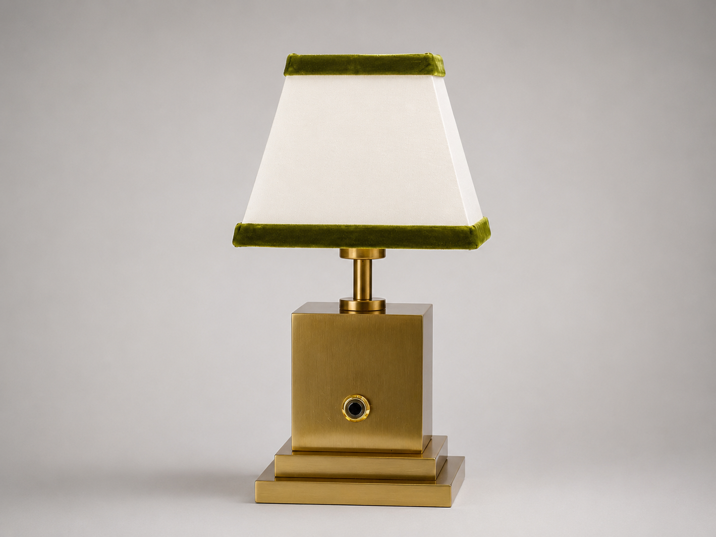 Brass Rechargeable Table Lamp - Choice of Shade