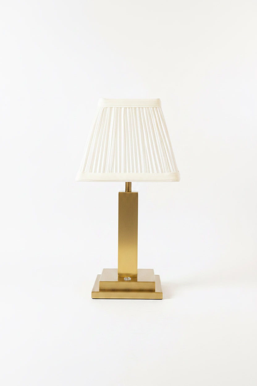 Column Brass Rechargeable Table Lamp